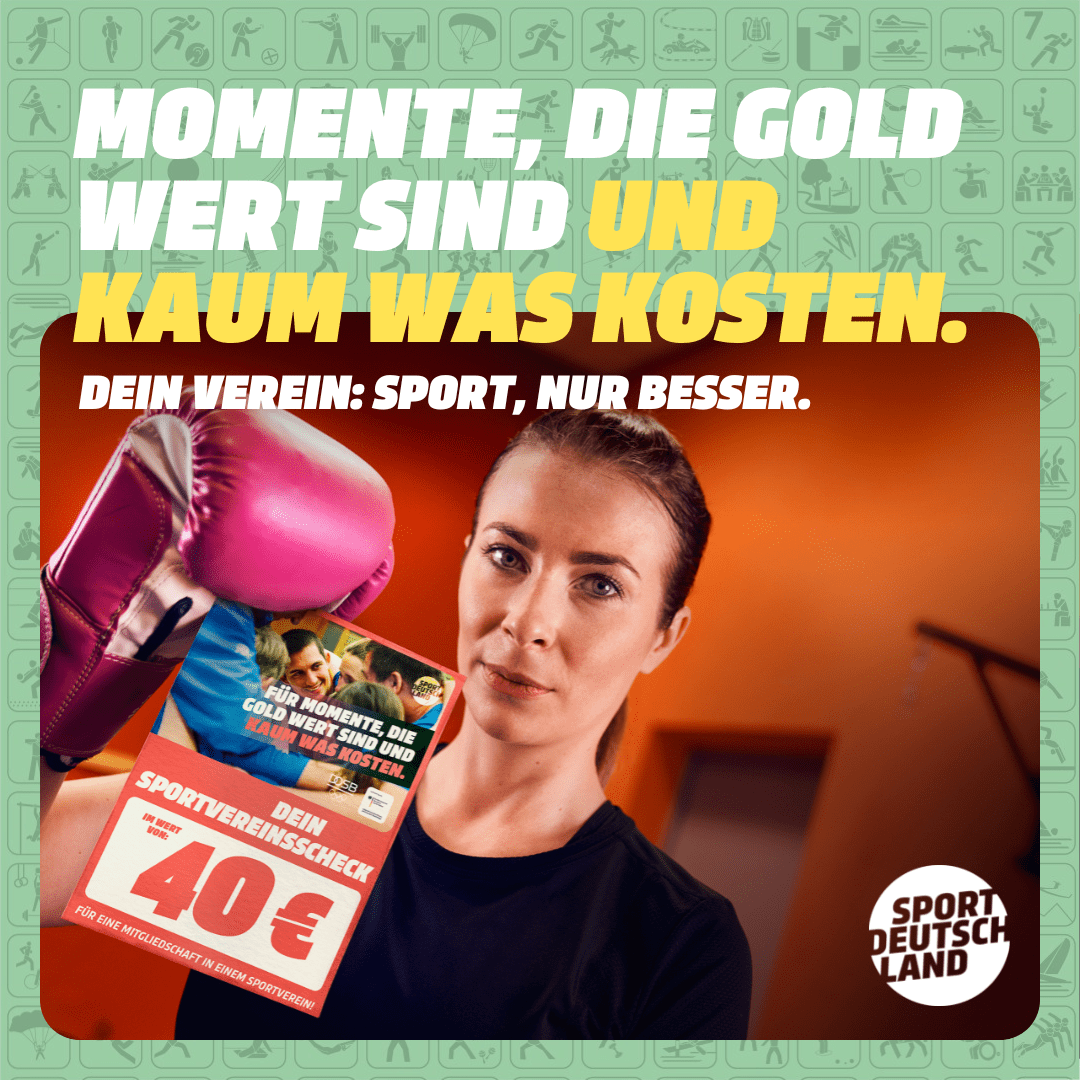 23 DOSB Sportvereinsschecks