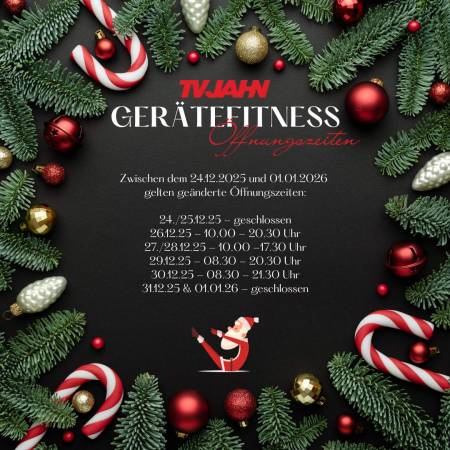 Geänderte Öffnungszeiten im Fitnesscenter